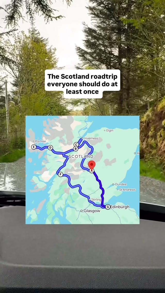 Scottish Road Trip Itinerary To Popular Destinations