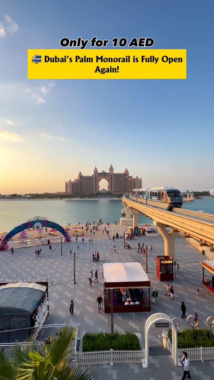 Palm Jumeirah Attractions Accessible Via Monorail