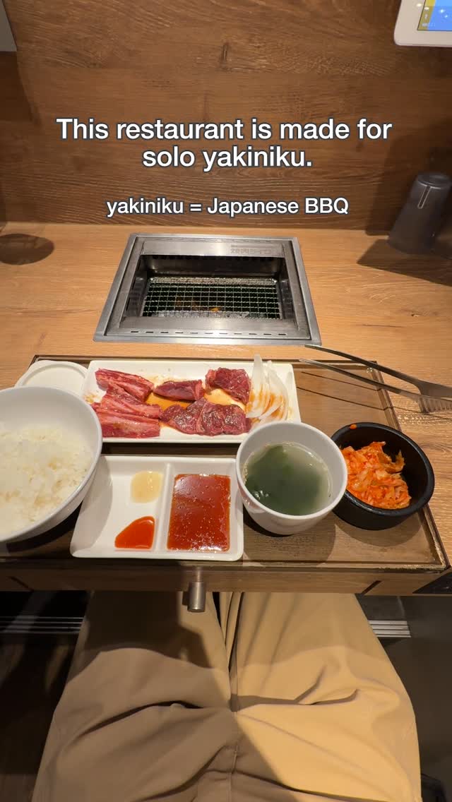 Solo Japanese BBQ Dining Experience