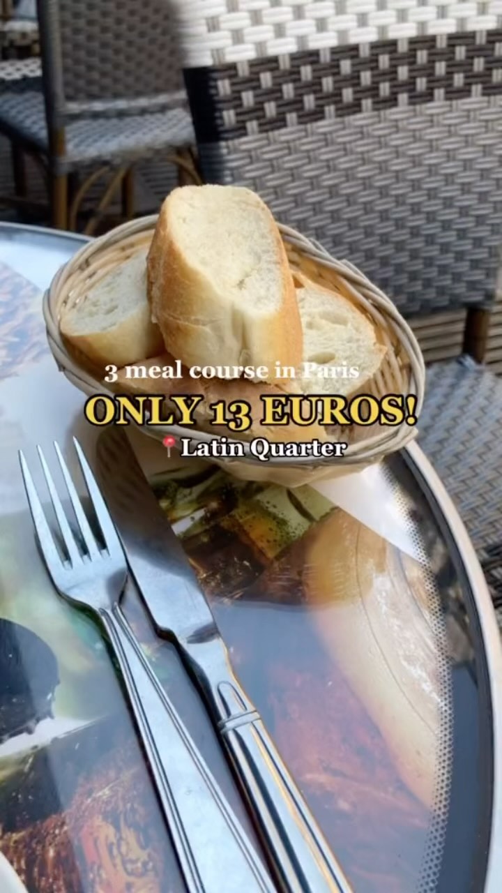 Affordable Three-Course Meal In Paris' Latin Quarter
