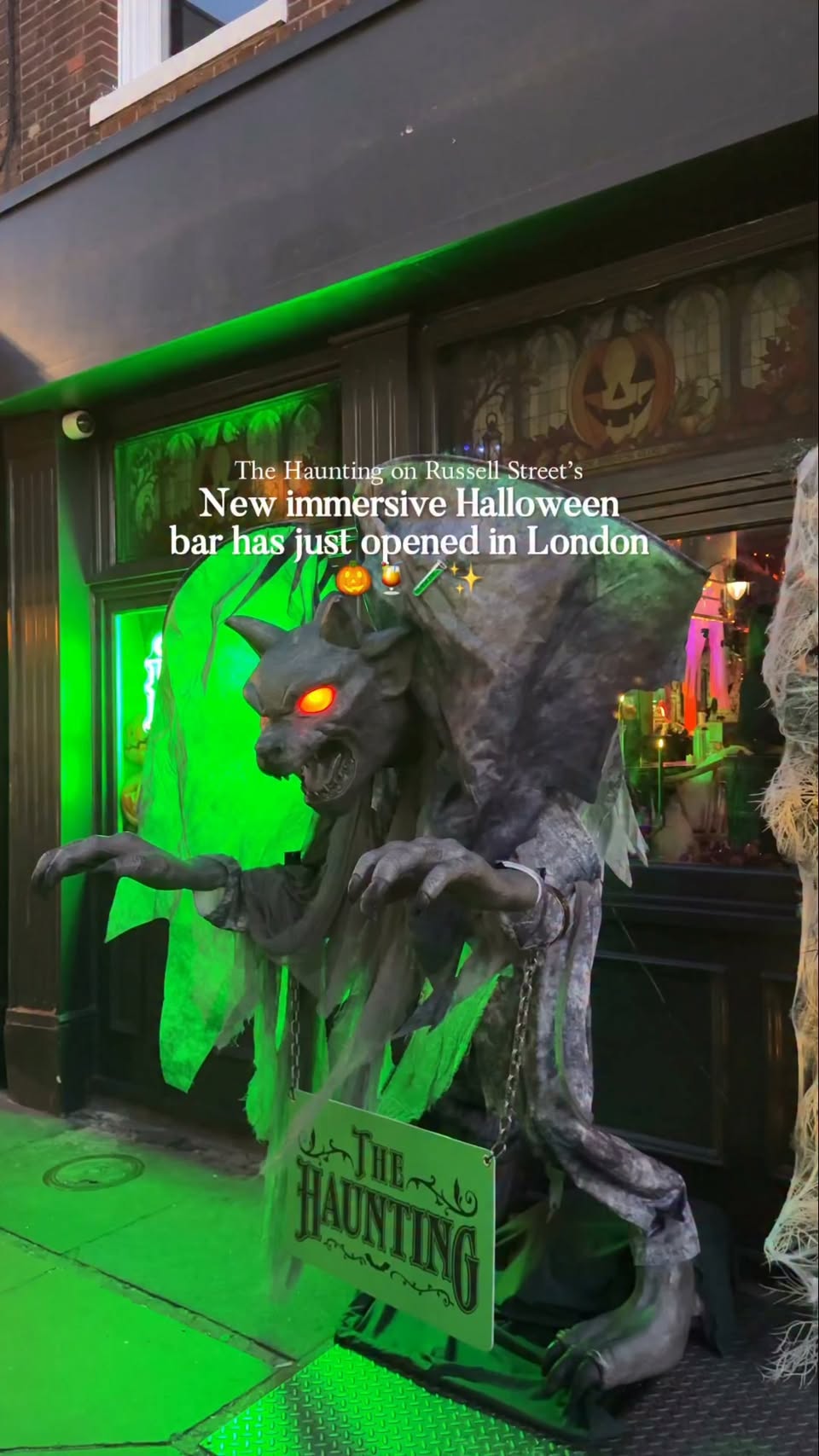Covent Garden's Halloween Bar Opens