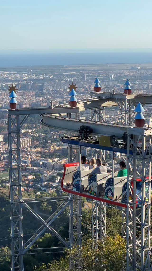 Tibidabo Amusement Park Views