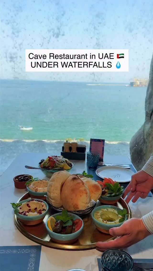 Cave Restaurant with Waterfalls in Khor Fakkan