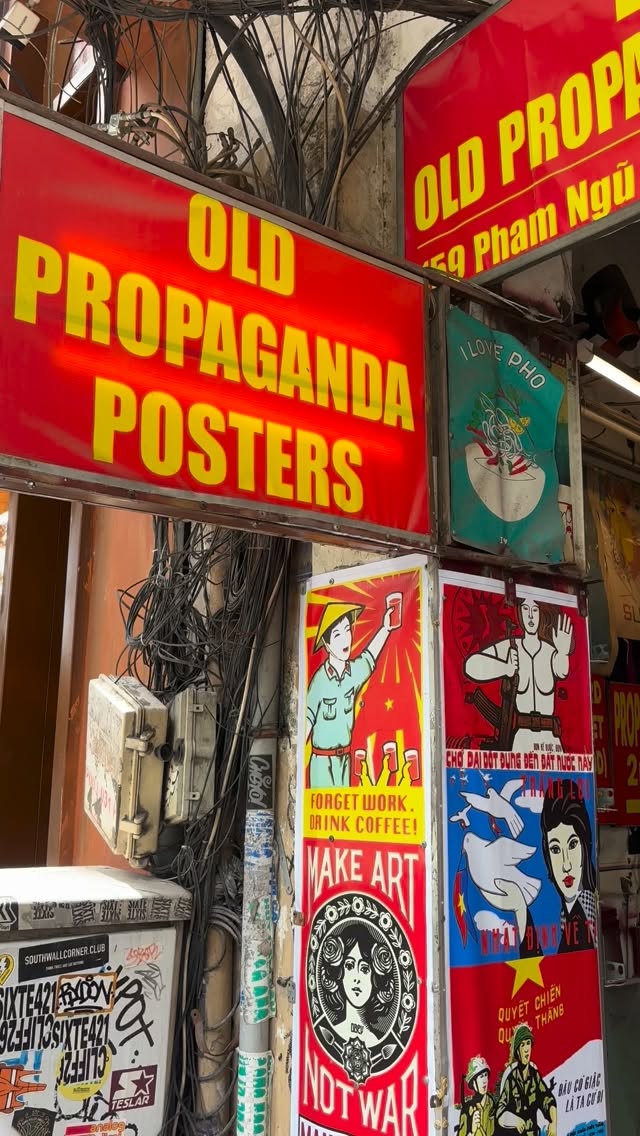 Saigon Shop Features Rice Paper Propaganda Posters