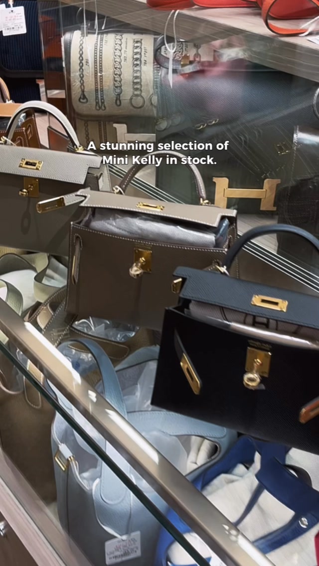 Japanese Luxury Boutiques Feature Mini Kelly Handbags