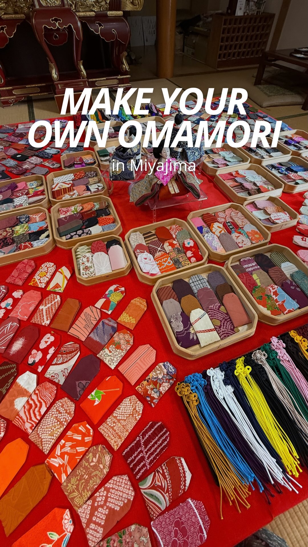 Omamori Crafting At Tokujuji Temple