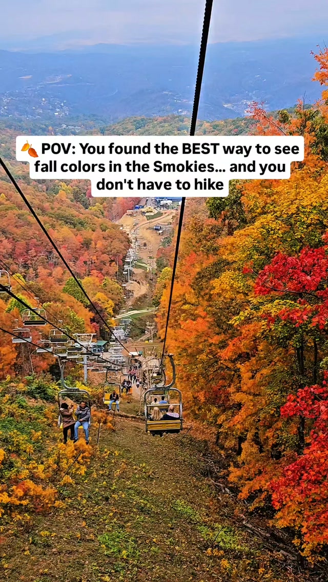Ober Mountain Chairlift Offers Peak Fall Views