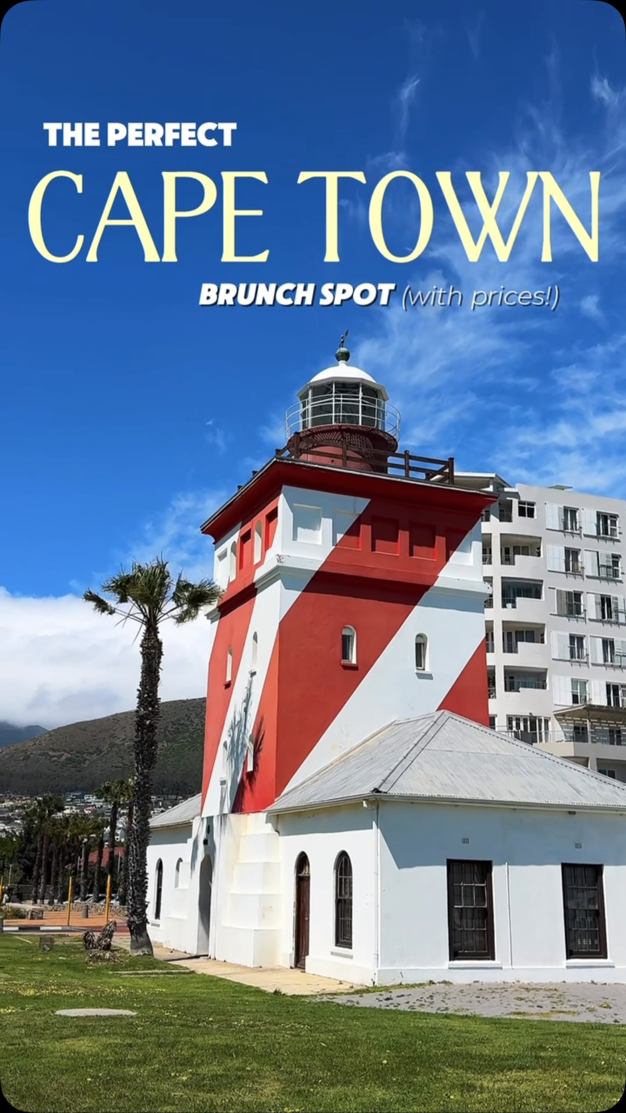Cape Town Brunch Spot With Park & Lighthouse Views