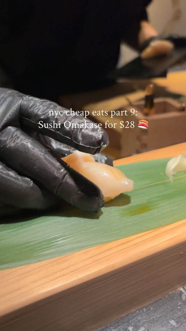 Affordable Sushi Omakase Dinner Experience