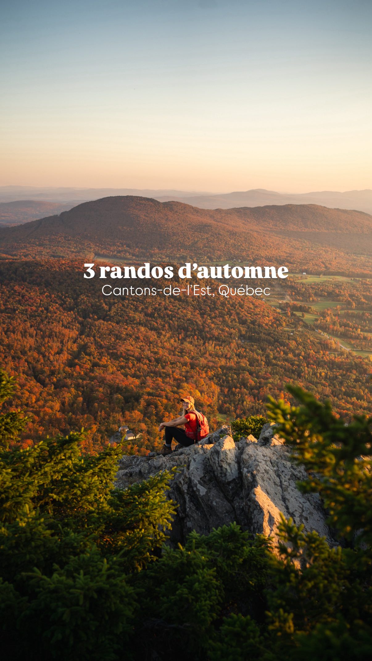 Eastern Townships Hiking Trails for Fall Colors