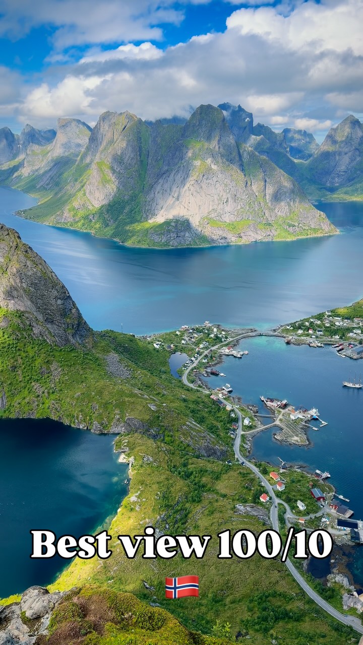 Scenic Norwegian Fjords And Mountains