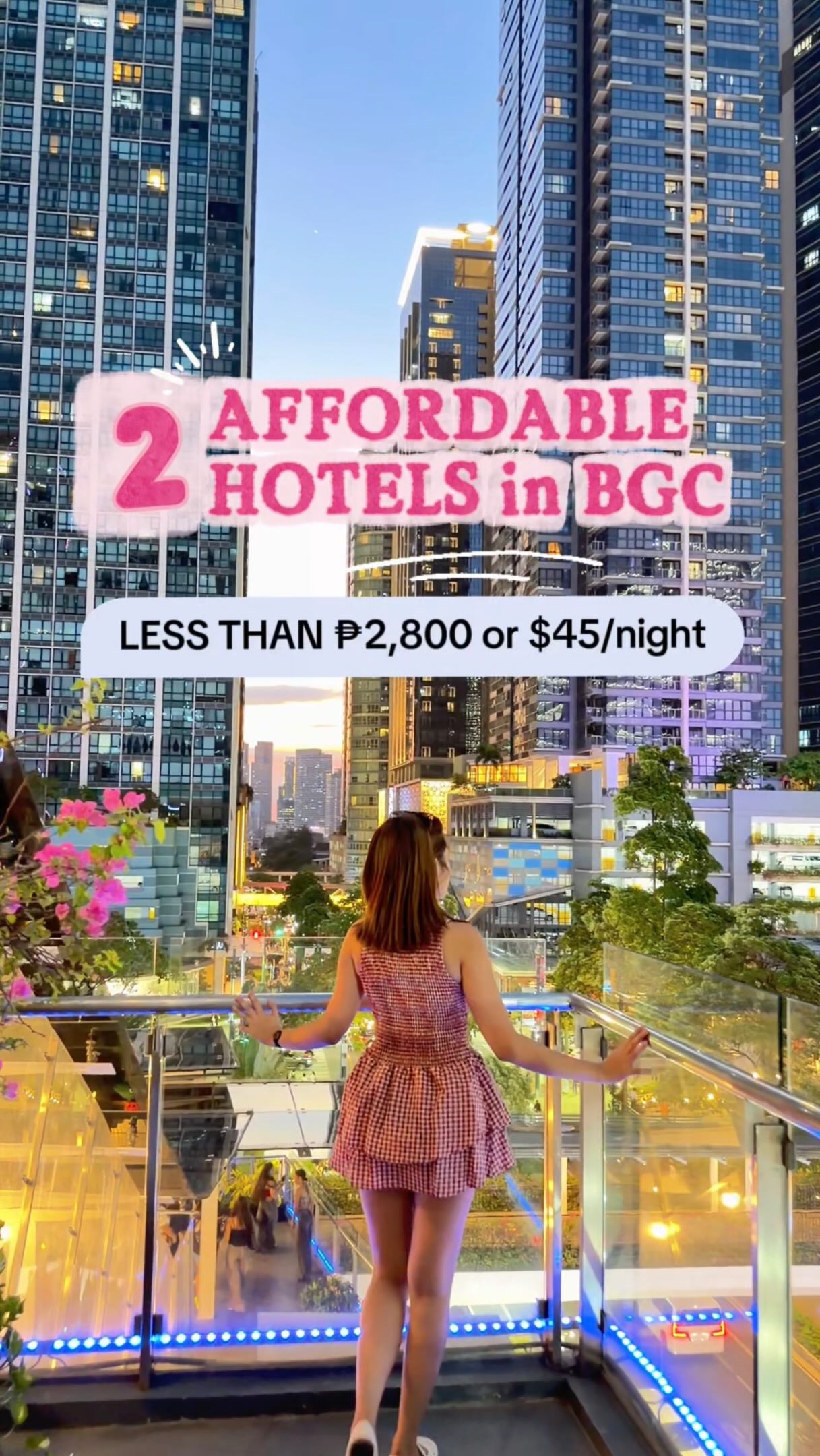 Bonifacio Global City Hotels Near Malls