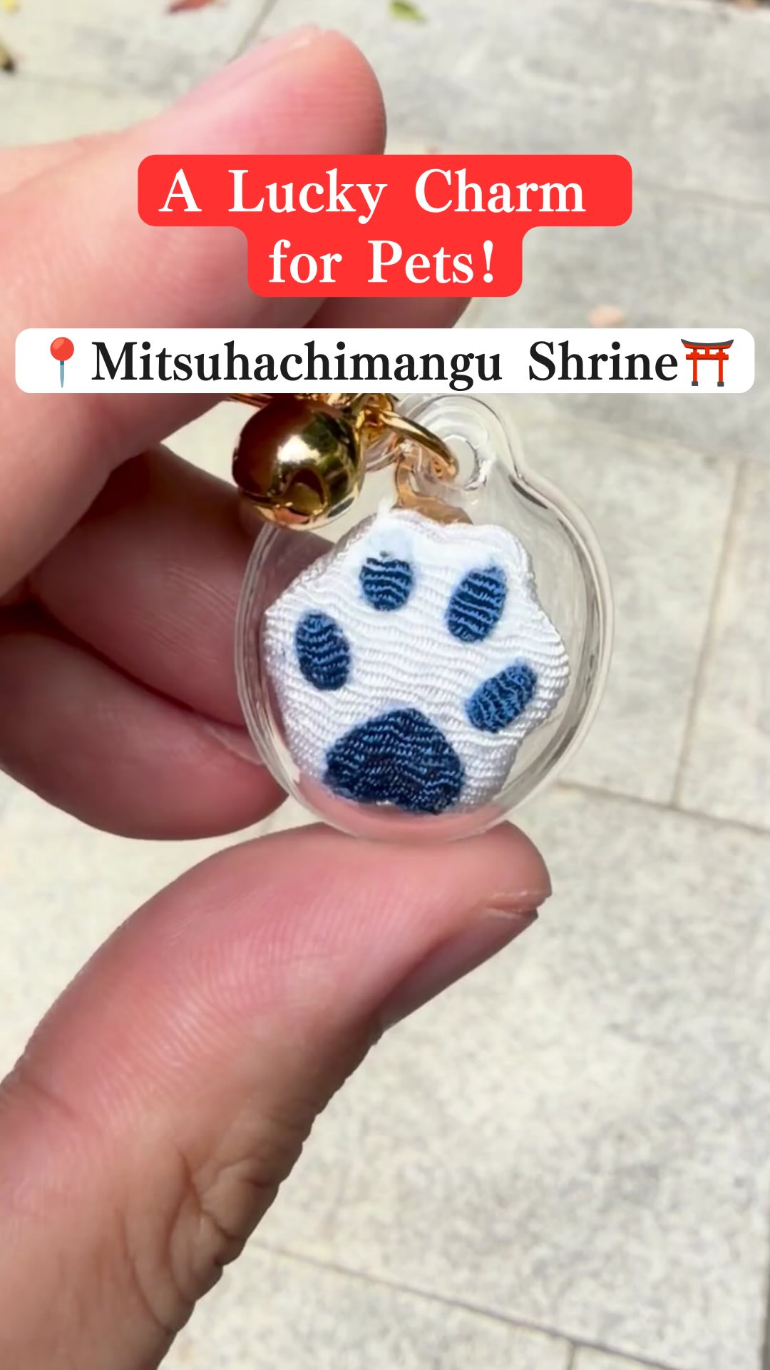 Pet Omamori Lucky Charms at Osaka Shrine