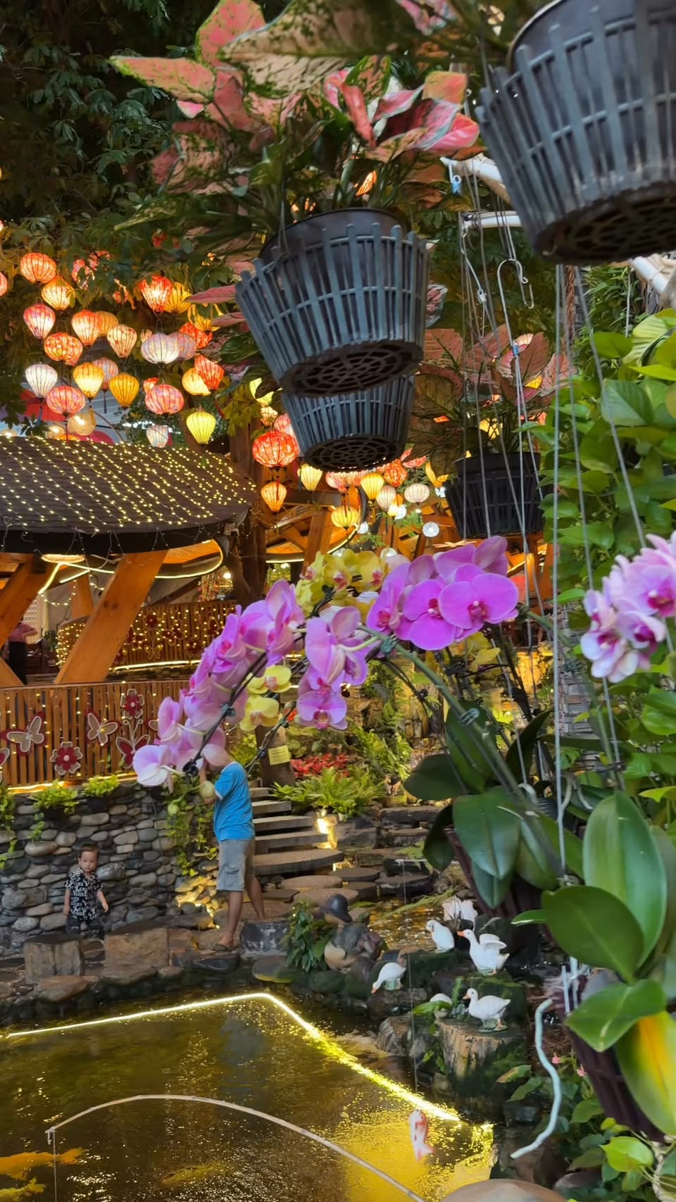 Tropical Garden Cafe With Herb Garden