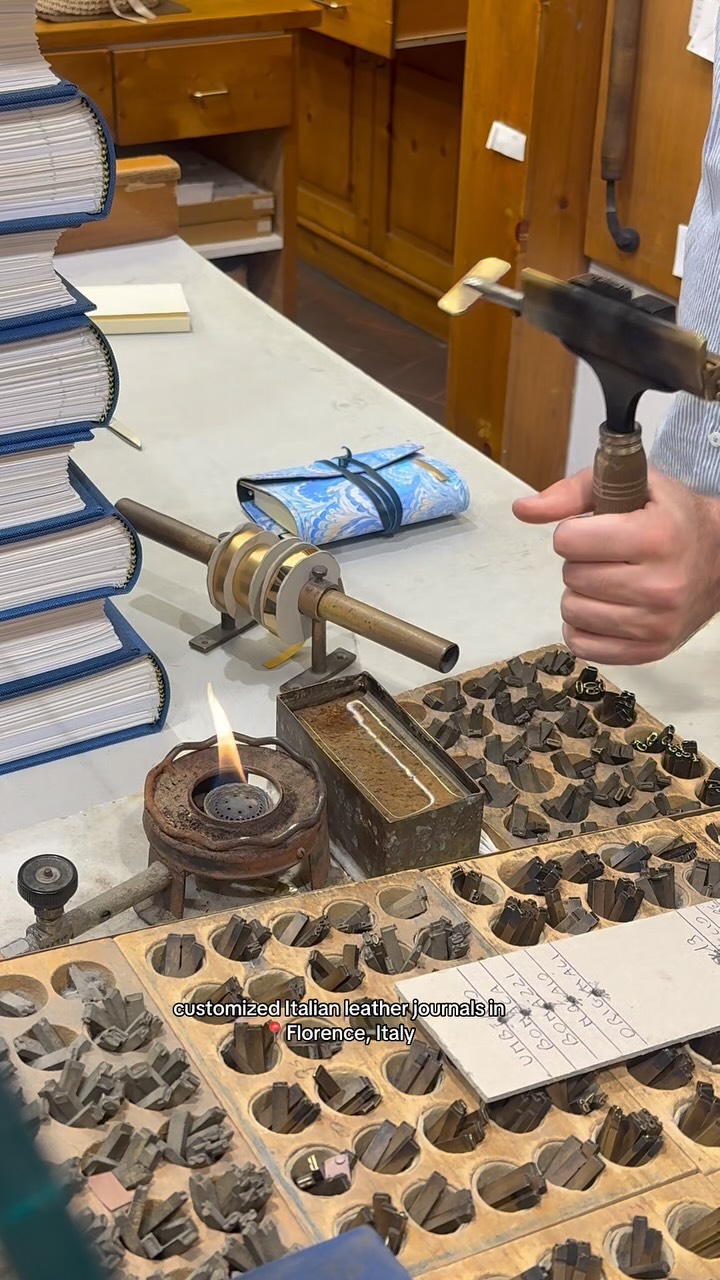 Florence Bookbinder Crafts Custom Leather Journals