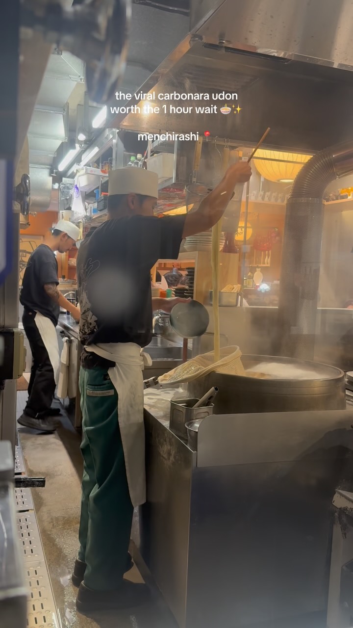 Menchirashi's Viral Carbonara Udon Experience