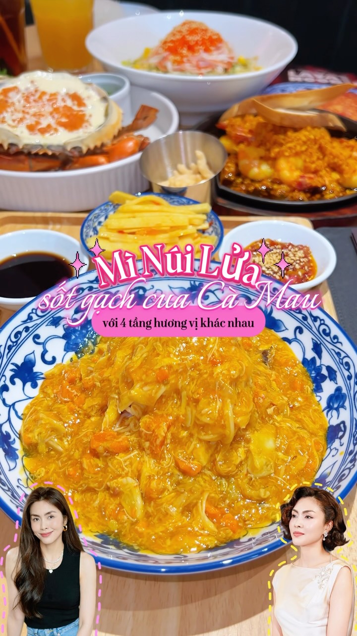 The Crab Shack's New Lava Noodles and Crab Roe Dishes