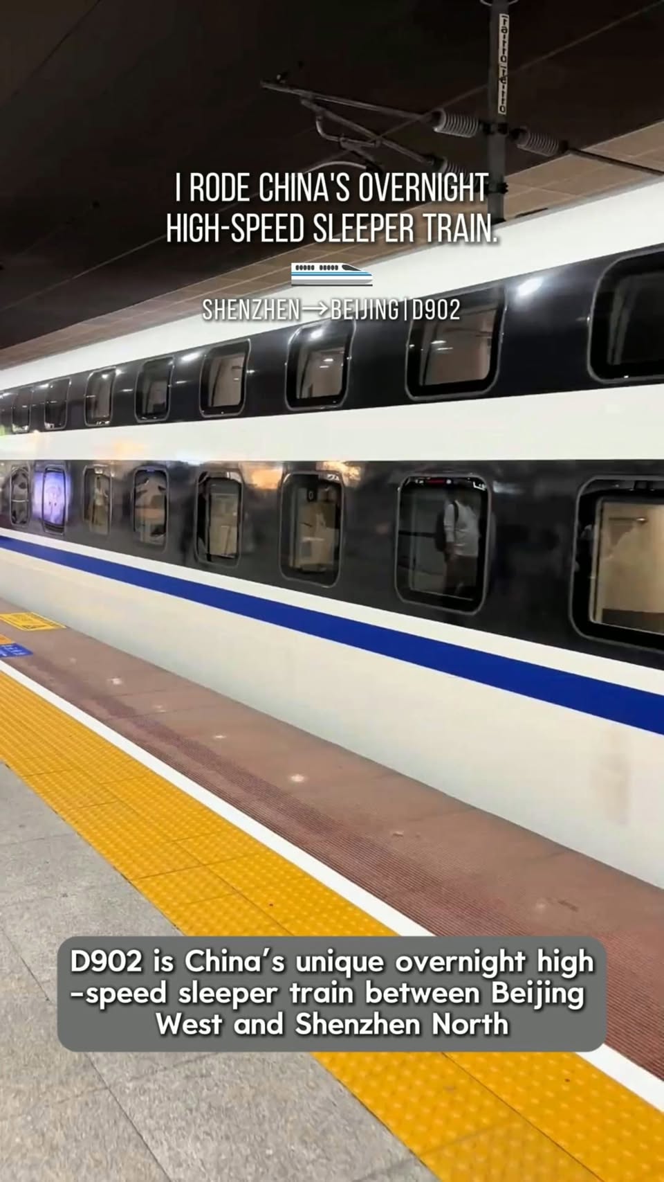 Overnight Sleeper Train Travel Between Shenzhen and Beijing