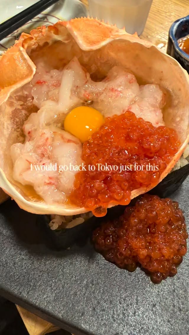 Shrimp & Crab Battle at Tokyo's Sushiebisu