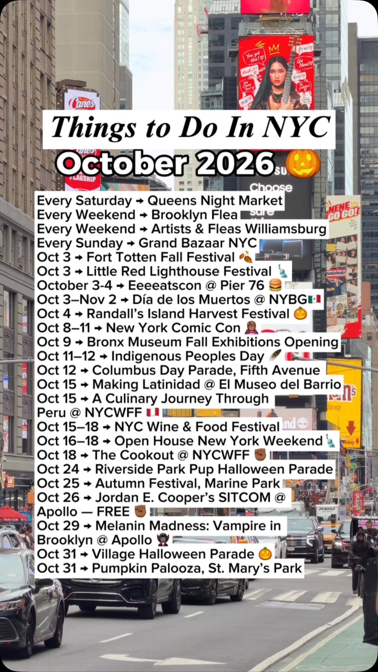 New York City Markets and Cultural Hotspots