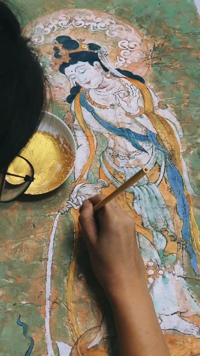 Mineral Pigment Painting Masterclass at Yan Art Centre