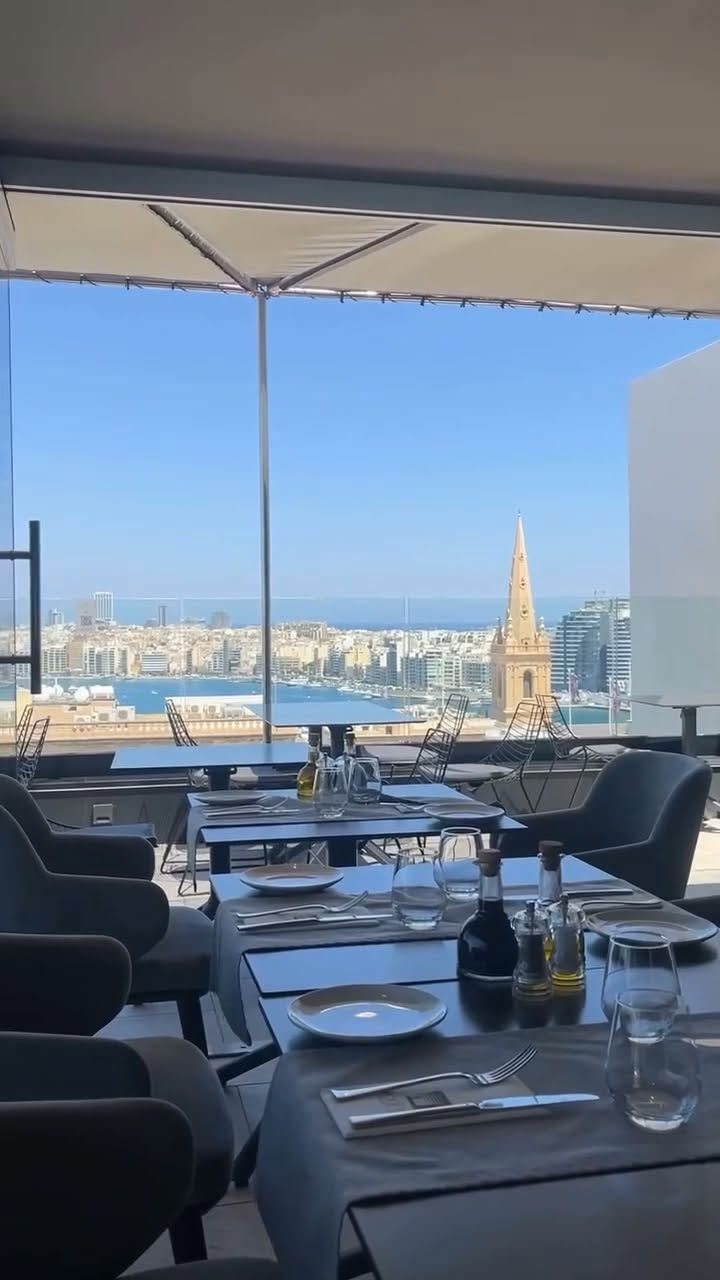 Valletta Rooftop Dining and Hotel Views