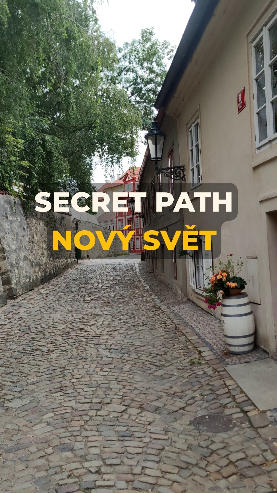 Prague's Nový Svět Leading to Historic Castle