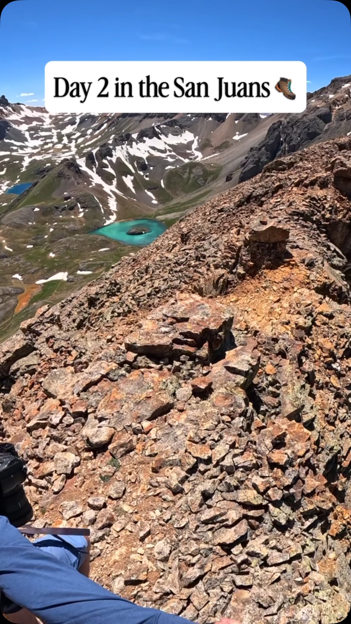 San Juan Mountain Hikes Feature Ice and Island Lakes