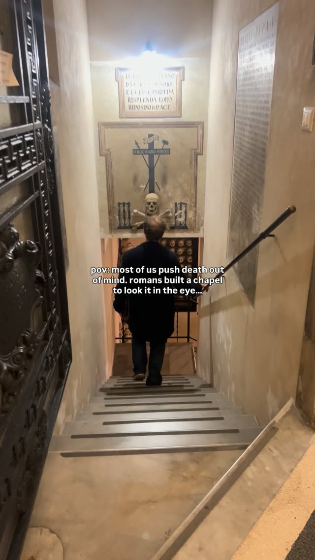 Rome Chapels Adorned With Human Bones