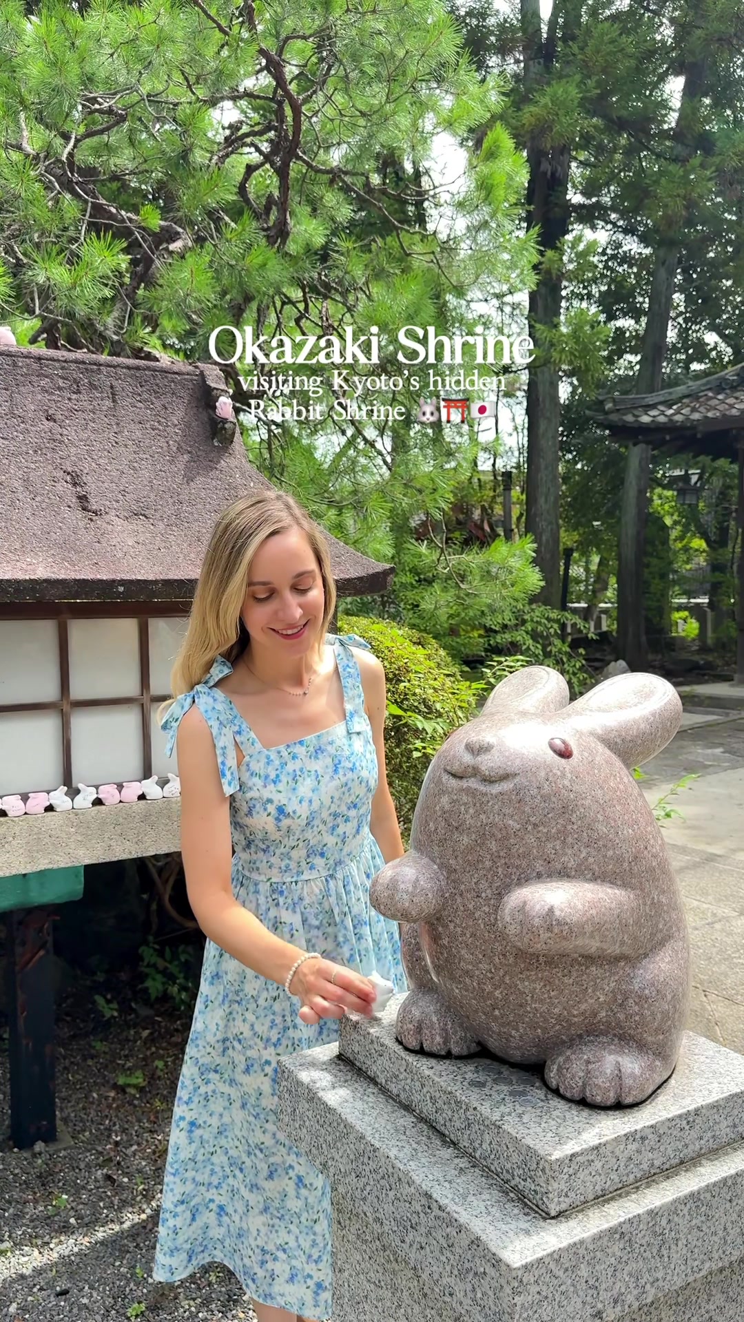 Okazaki Shrine's Lucky Rabbit Statues and Symbols