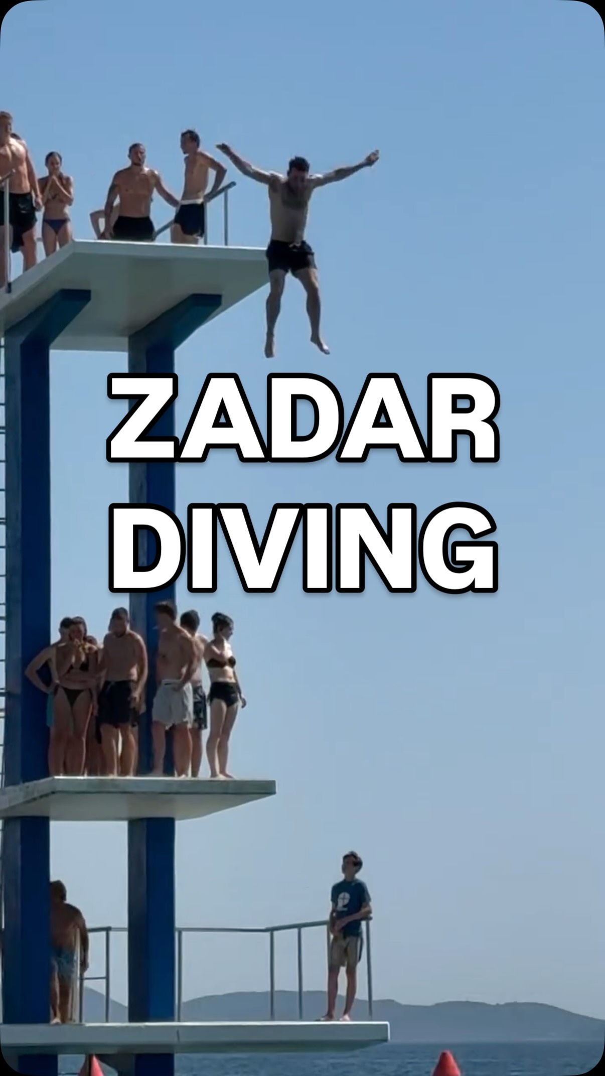 Zadar's Diving Board