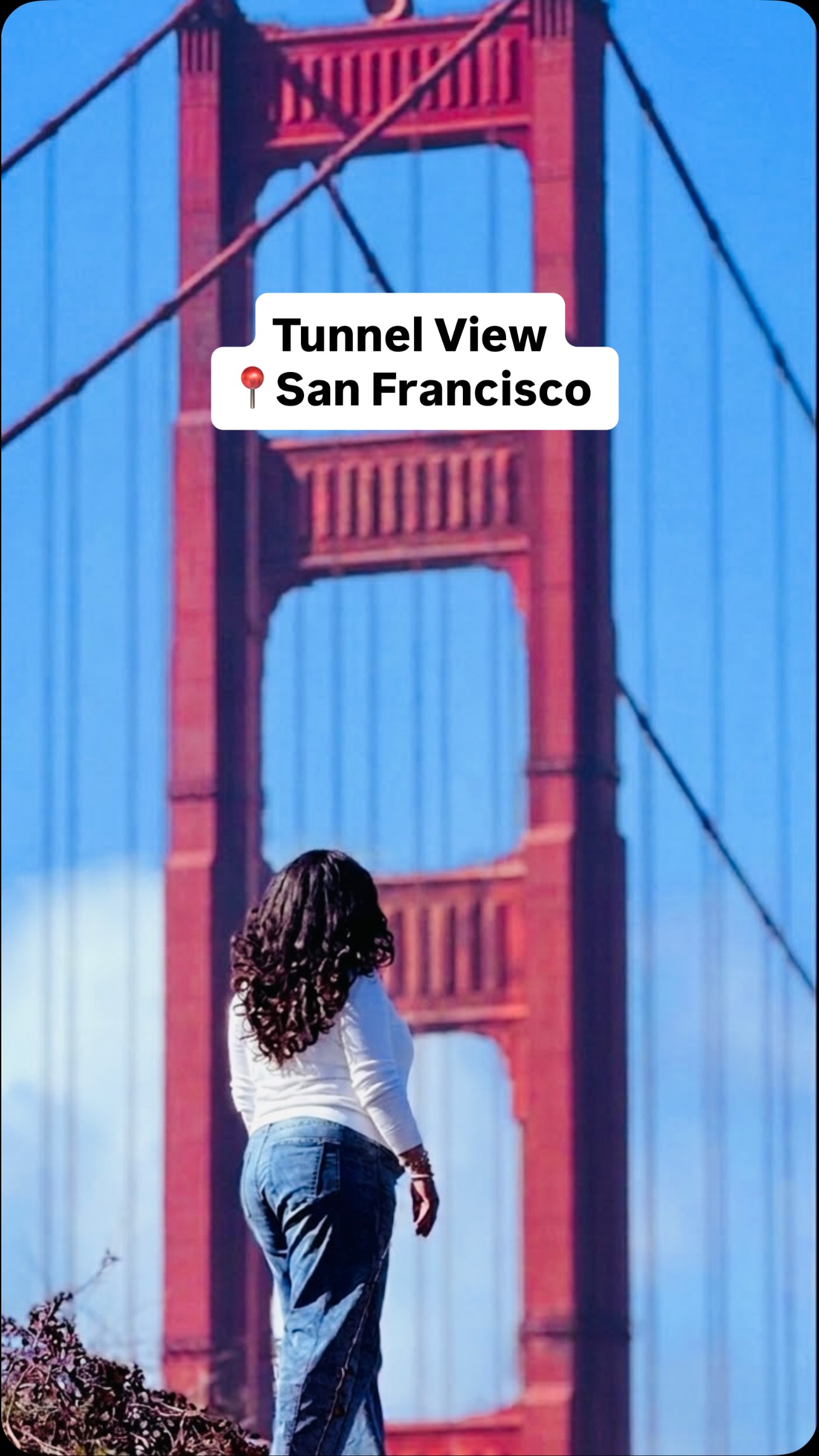 San Francisco Graffiti Tunnel With Golden Gate Bridge View