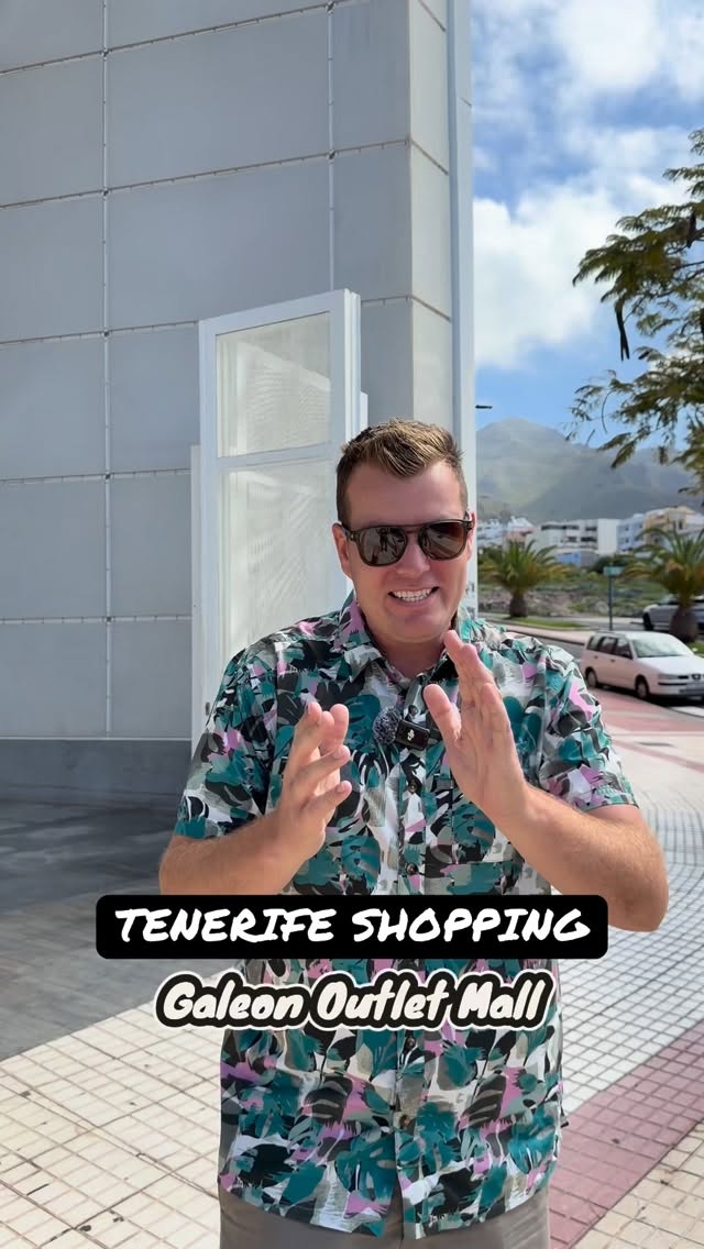 Shopping At Tenerife's Galeón Outlet Mall