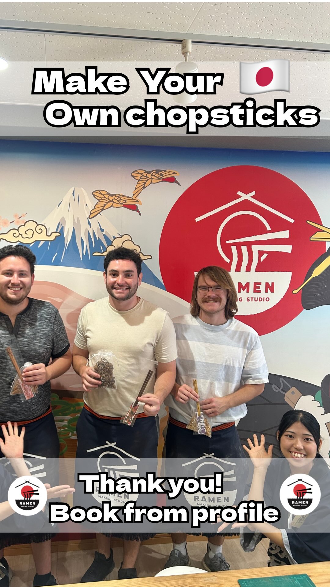 Osaka Chopstick Making Experience