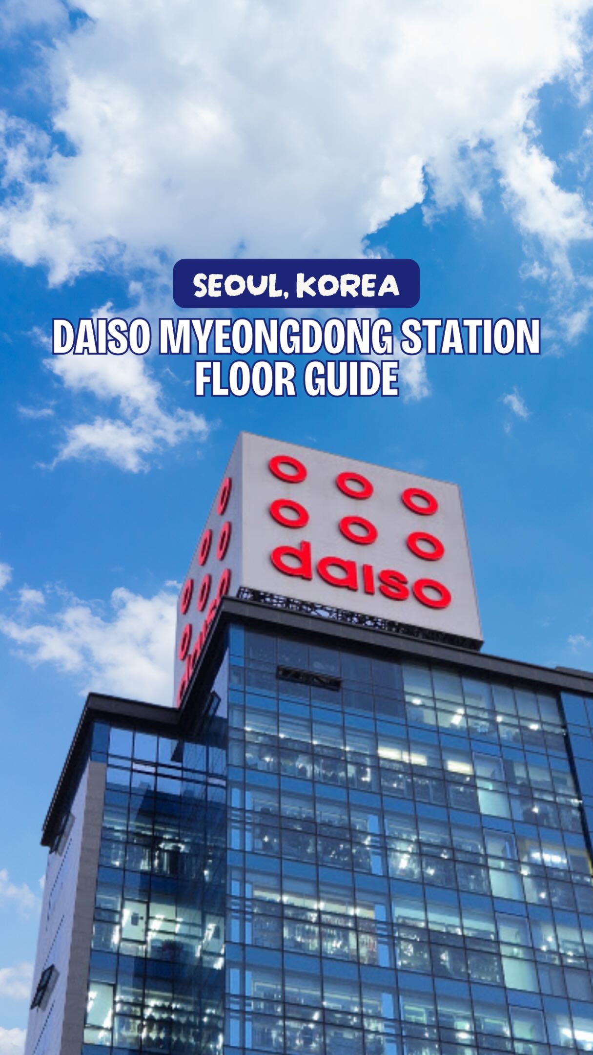 Myeongdong's 12-Story Daiso Department Store Tour