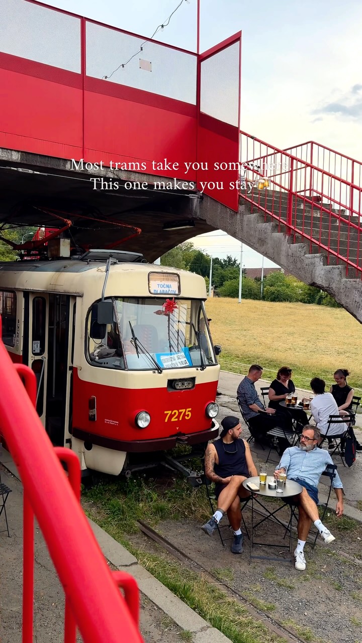 Prague Tram Stop Becomes Unique Summer Destination