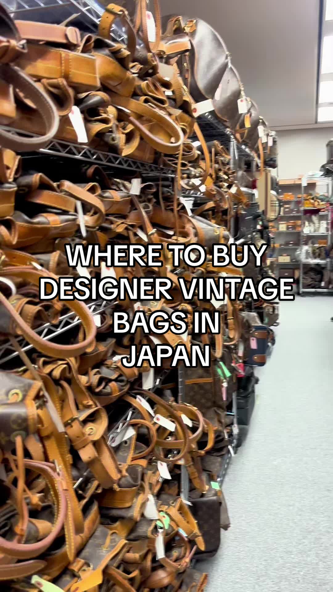 Osaka's Top Spots for Designer Vintage Bags
