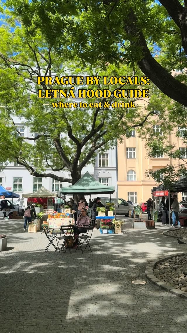 Letná Neighborhood's Diverse Food and Drink Scene