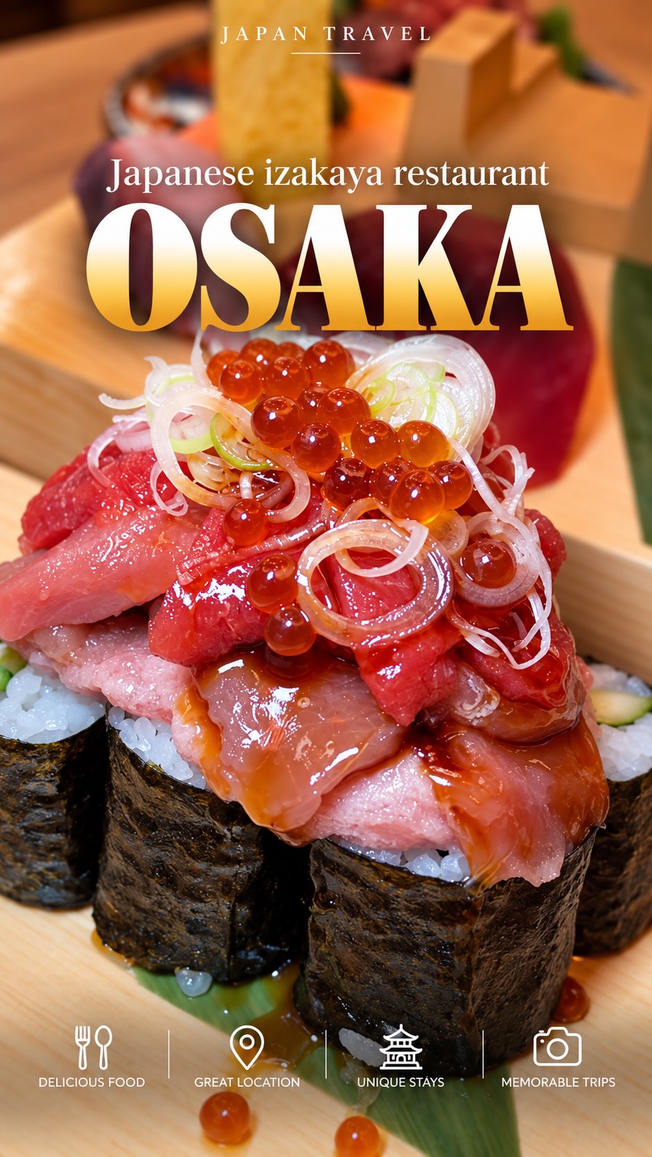 Osaka Izakaya Offers Affordable Sushi and Yakitori