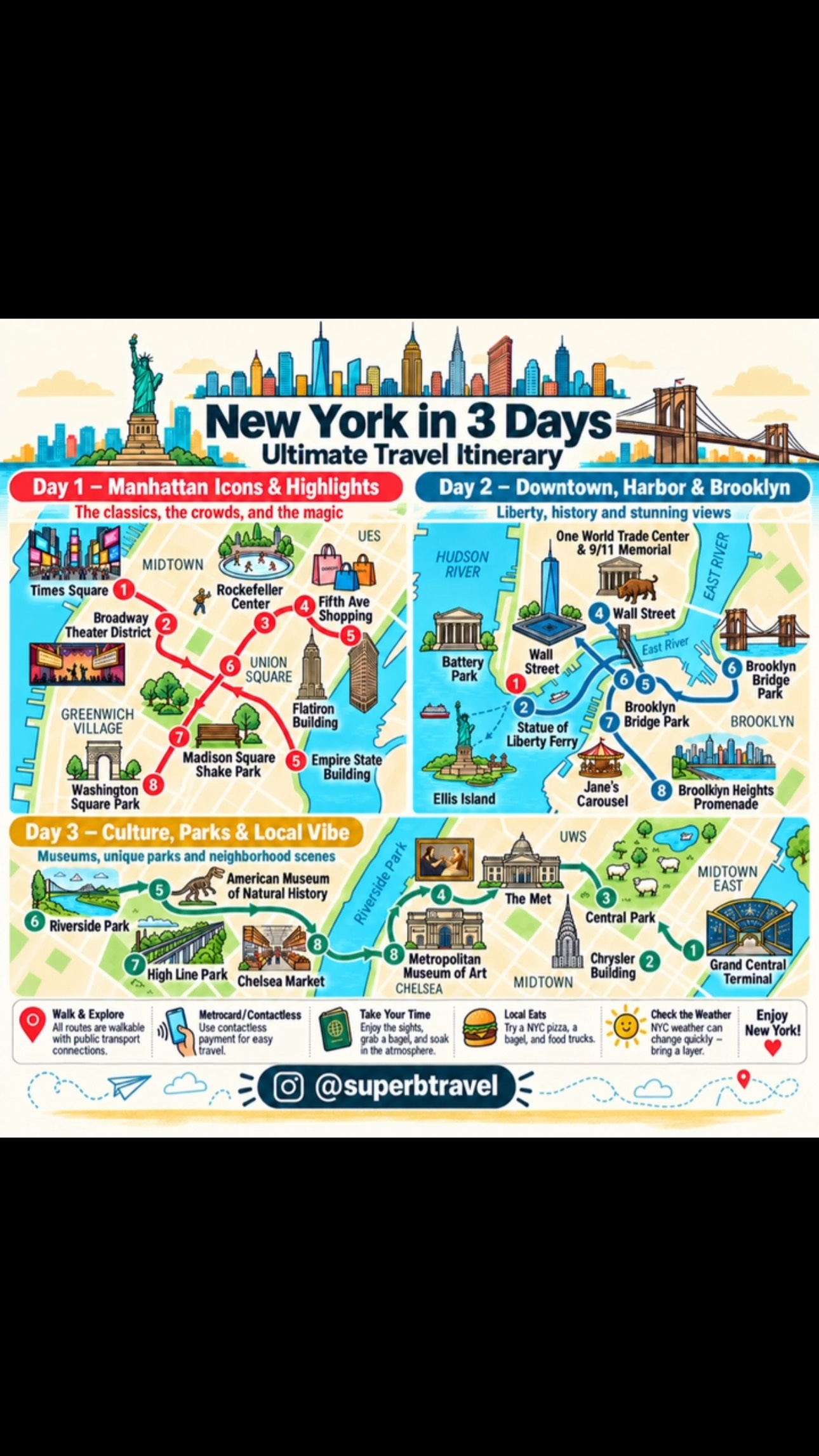 Iconic New York City Sights And Activities