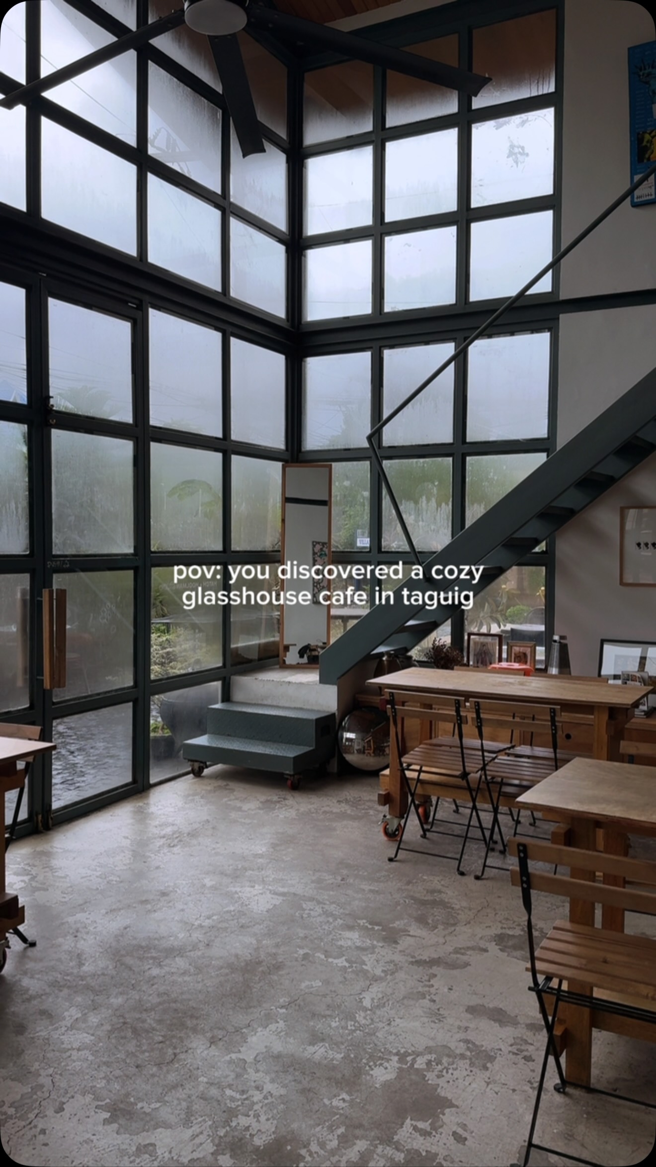 Cozy Glasshouse Cafe in Taguig