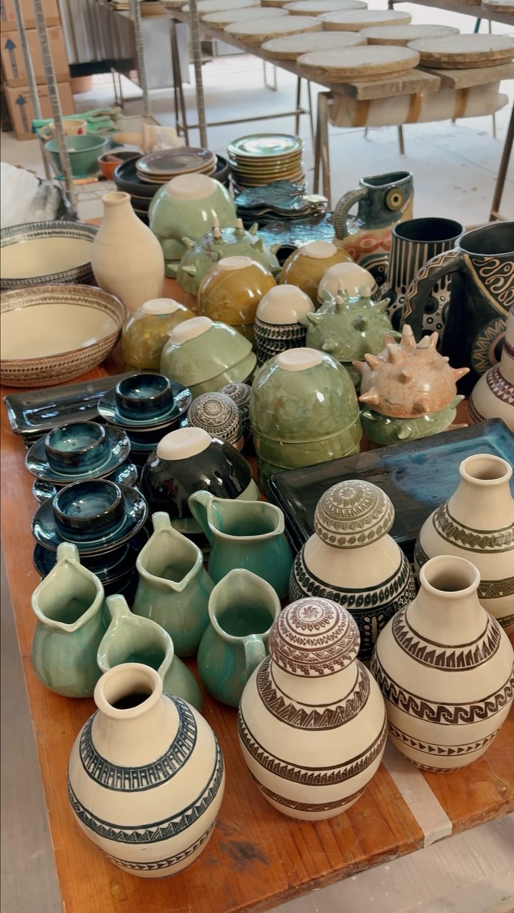 Artisanal Wood Carvings In Mexican Village