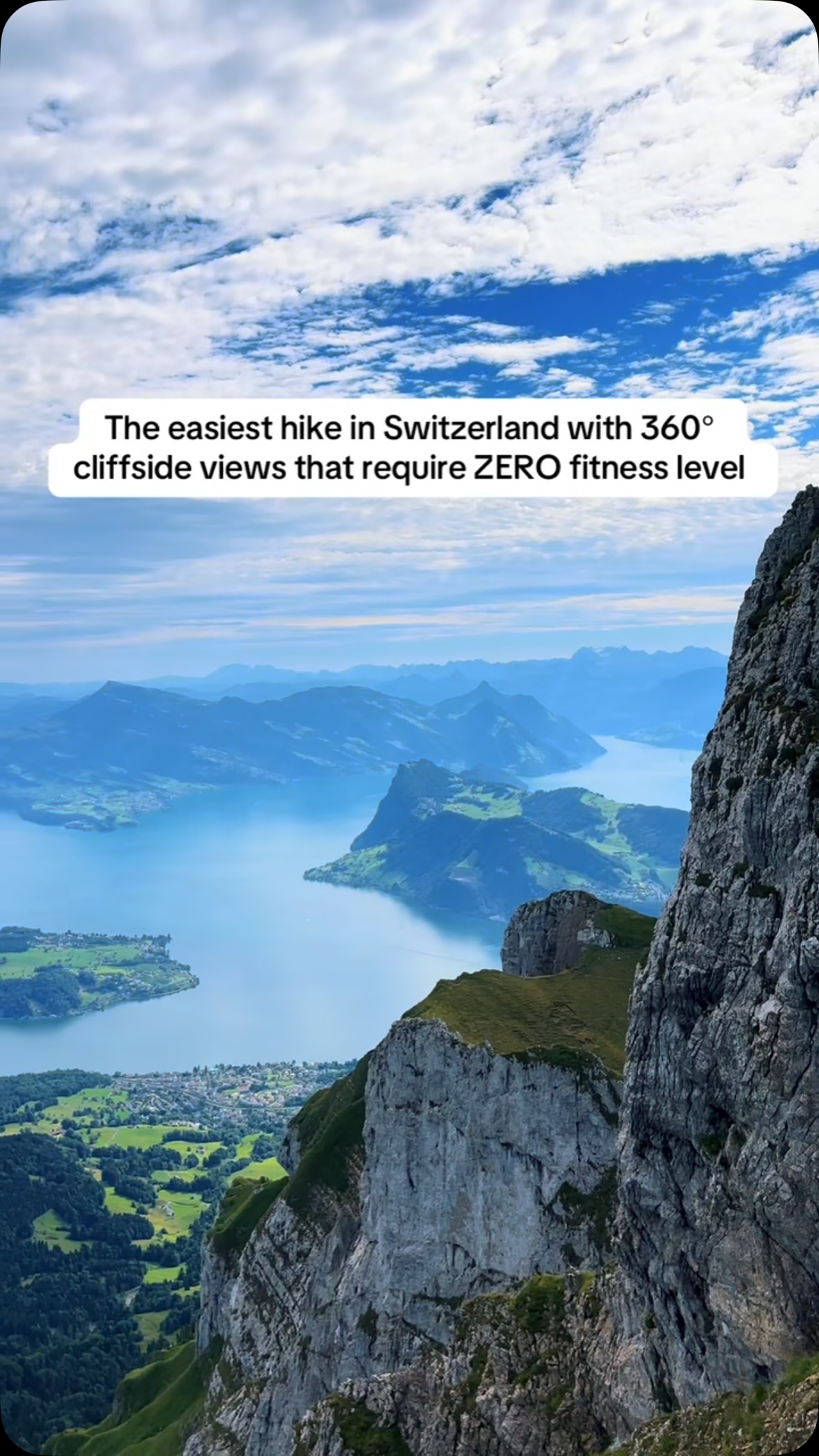 Dragon Path Hike Over Lake Lucerne