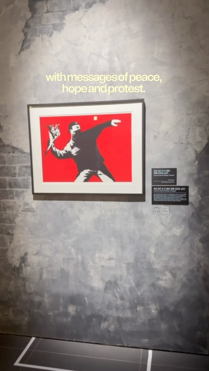 Shopping Mall Hosts Banksy Art Exhibit