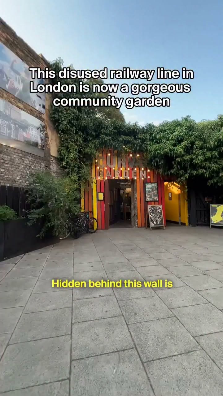 London Community Garden Blooms On Disused Railway
