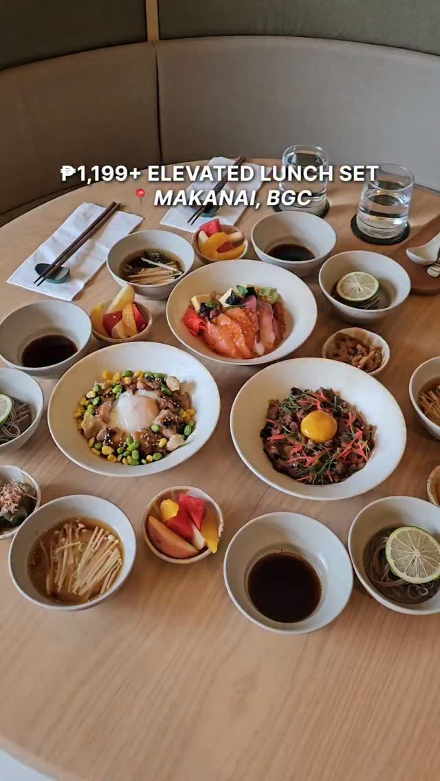 New Kaiseki Lunch Sets Available in Taguig
