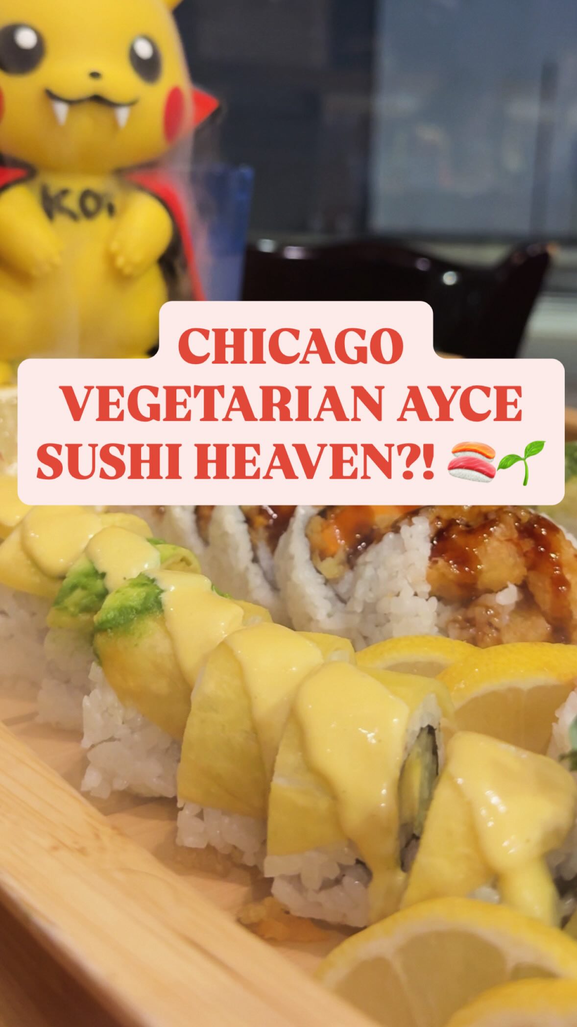 Sushi Spots Offer Unlimited Vegetarian Rolls