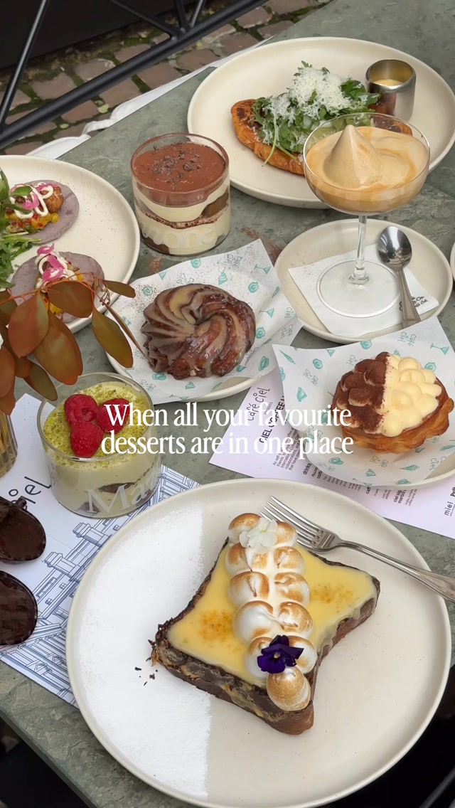London Cafes Showcase Diverse Dessert Offerings