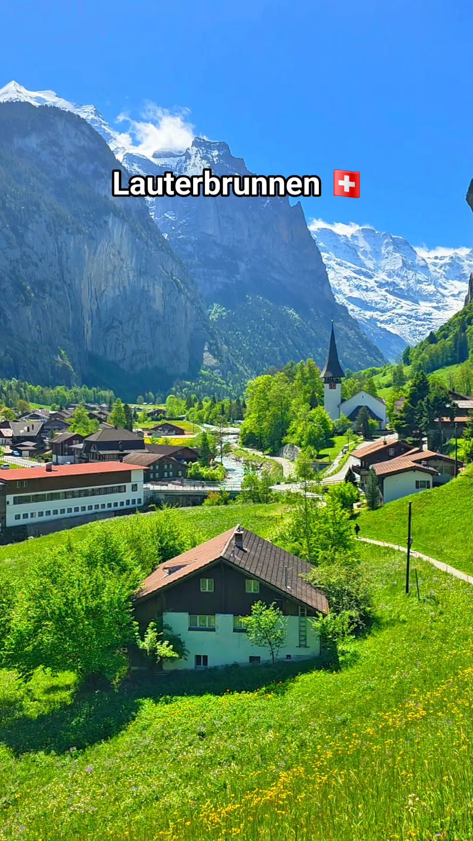 Swiss Villages with Breathtaking Waterfalls