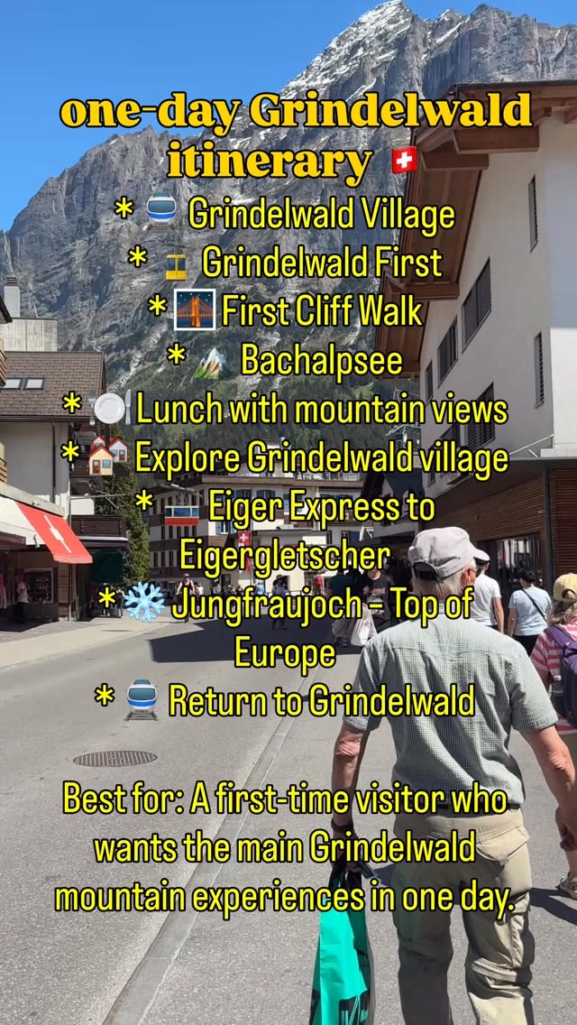 Grindelwald's Top Mountain Experiences For A Day Trip